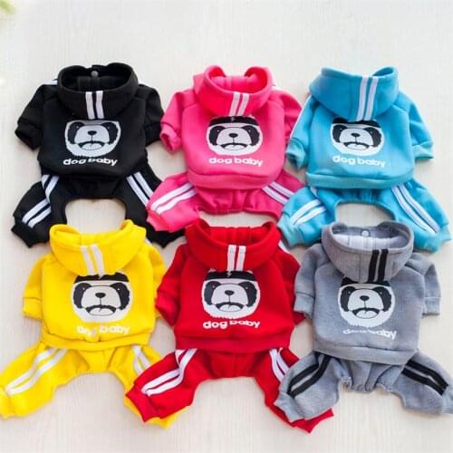Pet Products Dog Clothing Coat Jacket Hoodie Sweater Small Dog Clothes For Small Dogs Pet Costume Overalls For Dogs Clothes