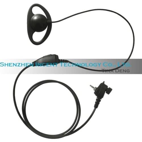 VOIONAIR 5pcs/lot D Loop Ear Hook Earphone Headset Speaker For Motorola MTH650 MTH800 MTH850 MTP850