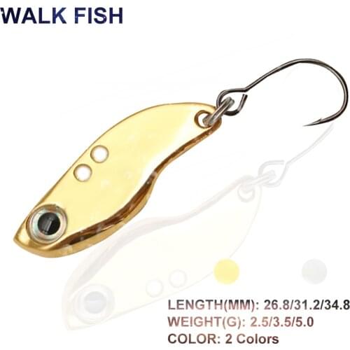 WALK FISH VIB Vibration Fishing Lure 2.5g/3.5g/5.0g Winter Fishing Baits Wobbler Fishing Tackle Artificial Bait Fishing Tools