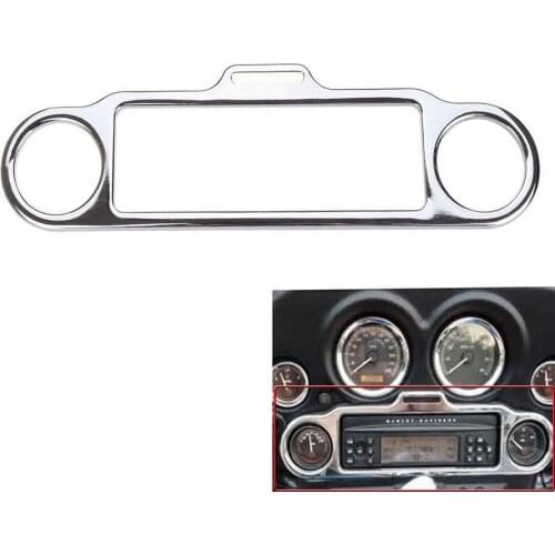 Scooter parts/ Chrome Stereo Accent Trim Ring Cover Fits For Harley Davidson Electra Glide Touring /free shipping
