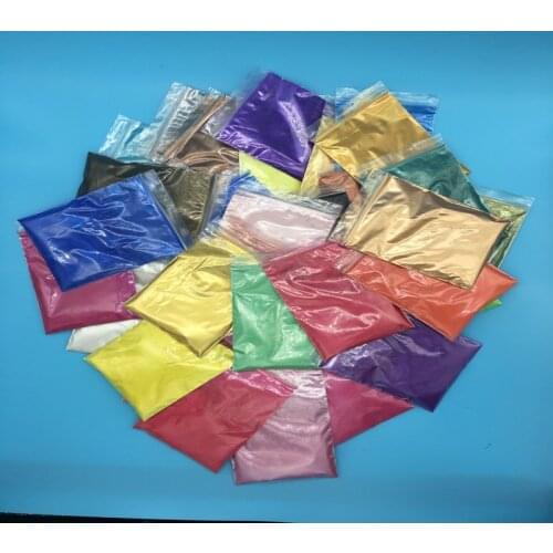 20g pearl mica pigment for nail glitter,beacutiful colors for make up,eyeshhadow,DIY nail arts,pearlescent powder for cosmetic
