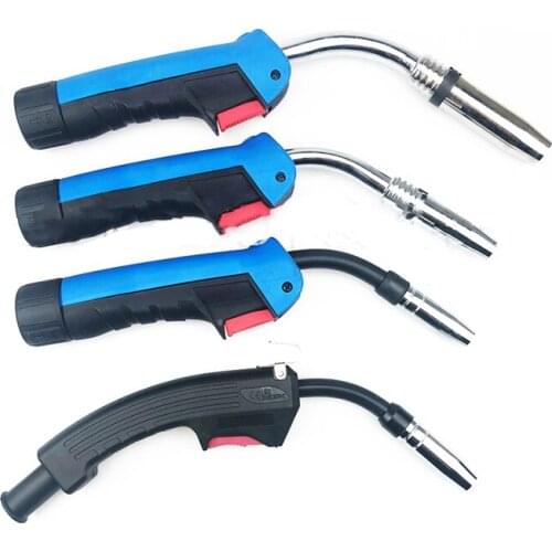 15AK 24KD 36KD Professional MIG MAG MB Welding Torch Air Cooled Contact Tip Swan Neck Holder Gas Nozzle European Type