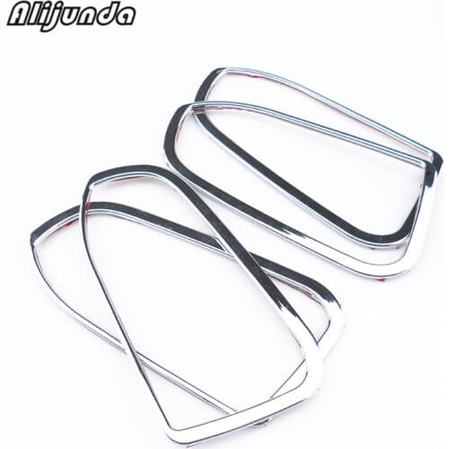 4 pieces / group ABS chrome trim doors hand-clasping decoration ring for KIA Sportage R 2011 2012 2013 2014 2015