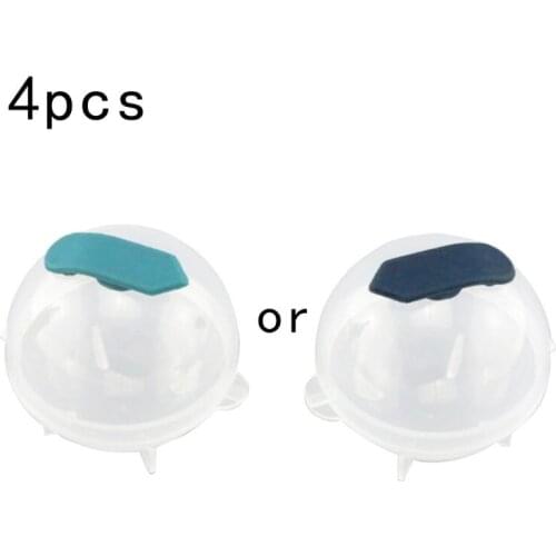 4pcs 6cm Ball Ice Molds Sphere Round Ice Cube Makers Home Party Kitchen Cocktail Use Bar DIY