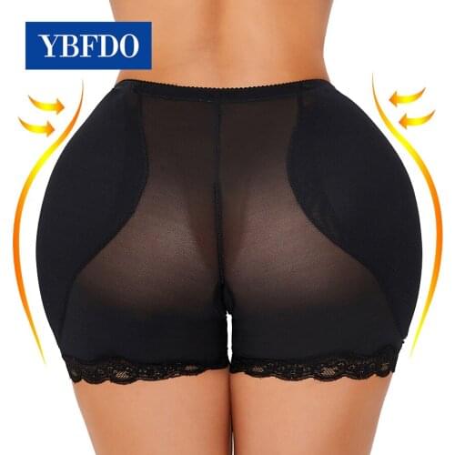 YBFDO Women 4pcs Pads Enhancers Fake Ass Hip Butt Lifter Shapers Control Panties Padded Slimming Underwear Enhancer Hip Pads