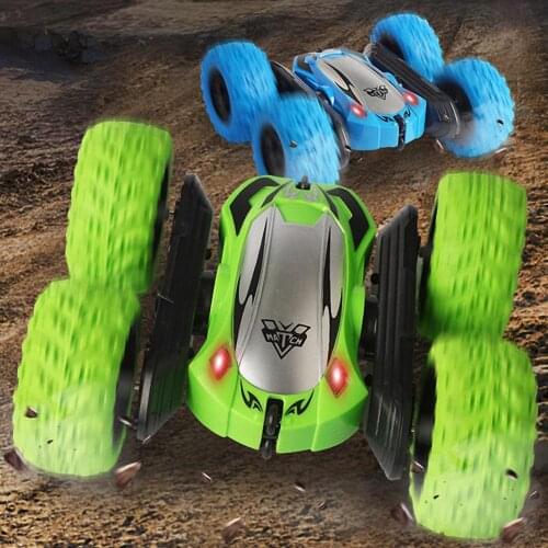 4WD 360 Degree Upright RC Double Side Broken Resistant Rechargeable Kids Car Toy