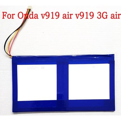 High Quality 3.7V 5-wire 11000mAh Battery For Onda V919 air V919 3G air Tablet PC Battery 《Remark Model
