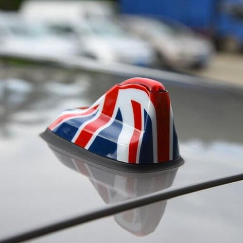 Car Radio Signal antenna decoration shell 3D Cover sticker For MINI ONE Cooper S Clubman F54 F55 F56 F60Modification Accessories