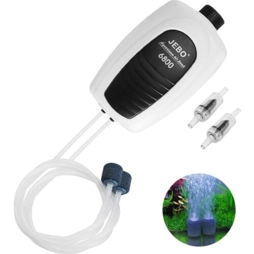 220-240V Ultra Silent Aquarium Air Pump Air Compressor Oxygen Airpump Single Double Outlet 2.5-3.5W Adjustable Air Volume Fish