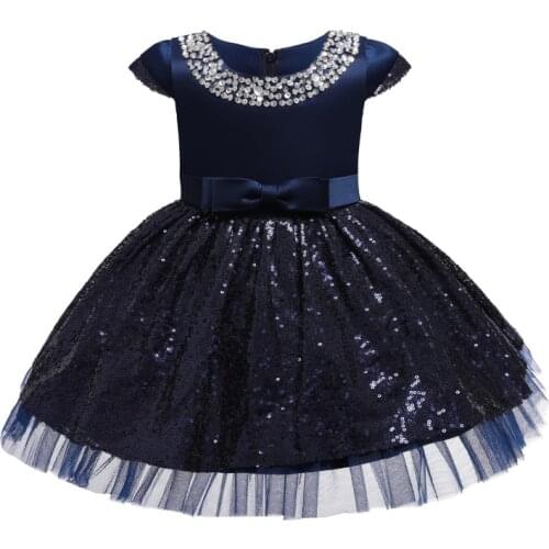2020 Spring Autumn New One-shoulder Girls Dress Mesh Flower Puffyskirt Girl Performance Dress Kid Party Evening Dress 4-10 Years