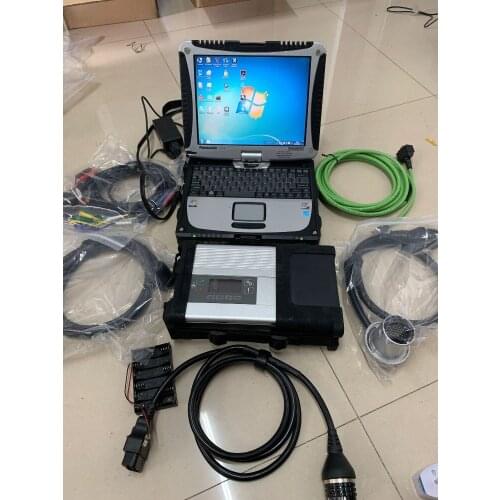 Mb Star c5 Diagnostic Tool with 2021.06 Software Hdd Installed in cCF19 Laptop Full Set Ready to Use Super