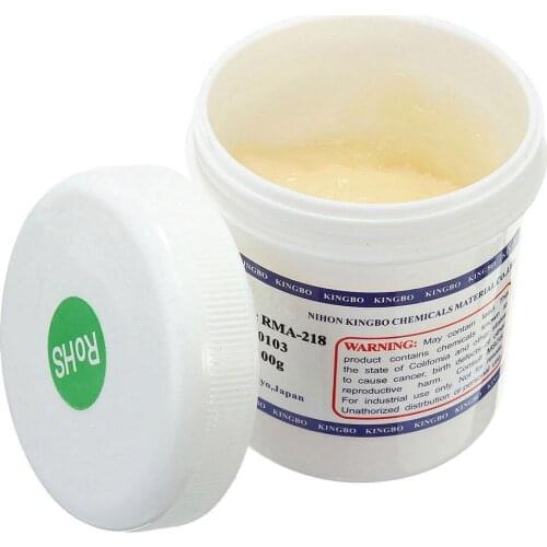 HLZS-1Pc BGA RMA-218 Solder Soldering Paste Oil Reballing Repair Flux Paste 100g New