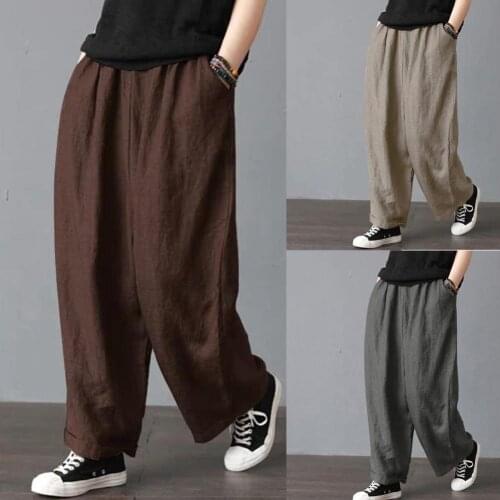 Exquisite Long Pants Breathable Comfortable Loose Leisure Harem Pants for Outdoor Jogging Pants Female Pants