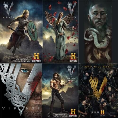Surprise Box 5D Diamond Painting Viking Poster Movie Cross Stitch Kits Diamond Embroidery Rhinestone Mosaic Room Decor