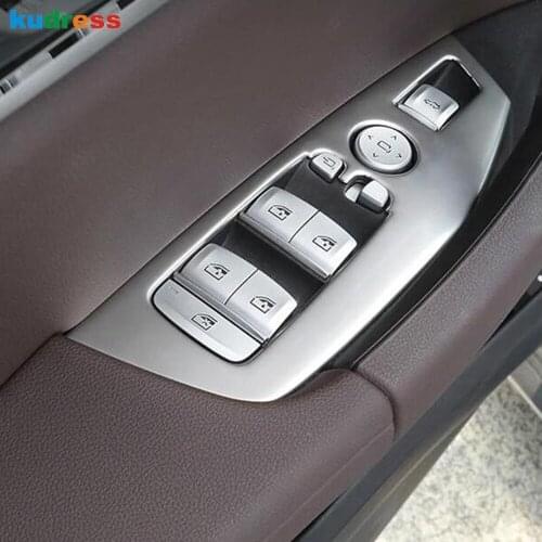 For BMW X3 X 3 2018 2019 ABS Matte Interior Door Armrest Panel Window Switch Lift Buttons cover Trim Accessories Styling