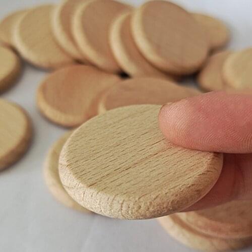 10pcs Unfinished Natural Wood Slices Wood Kit Circles Crafts Christmas Ornaments DIY Crafts for Rustic Wedding Decorations