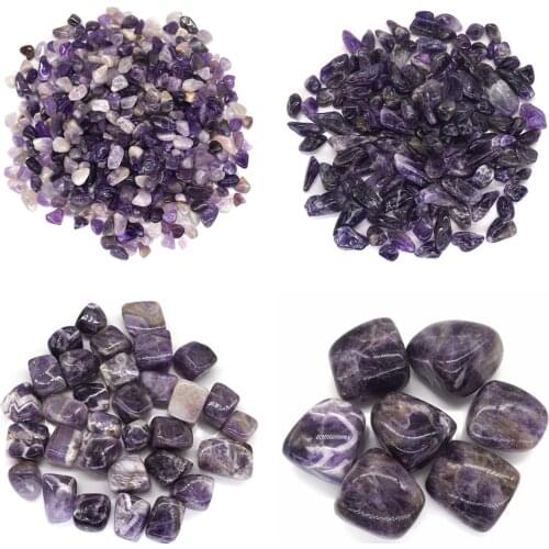 Natural Amethyst Healing Crystal Quartz Mineral Specimen Rock Reiki Tumbled Energy Stone Bulk Gemstone Home Aquarium Decoration
