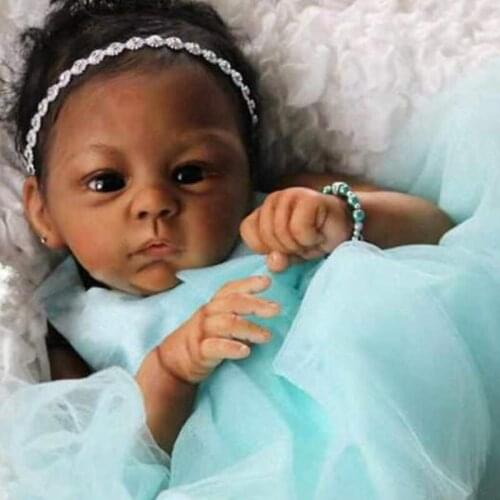 NPK DIY Unfinished Doll Parts Popular Reborn Doll kit fresh color Lifelike Real unpainted Doll mould