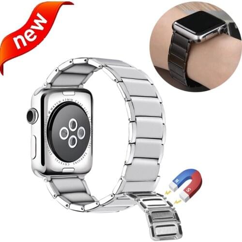 Stainless Steel watch band for apple watch band 40mm bracelet apple watch loop 44mm Strap for iwatch 3 band 42mm series 2 1 38mm