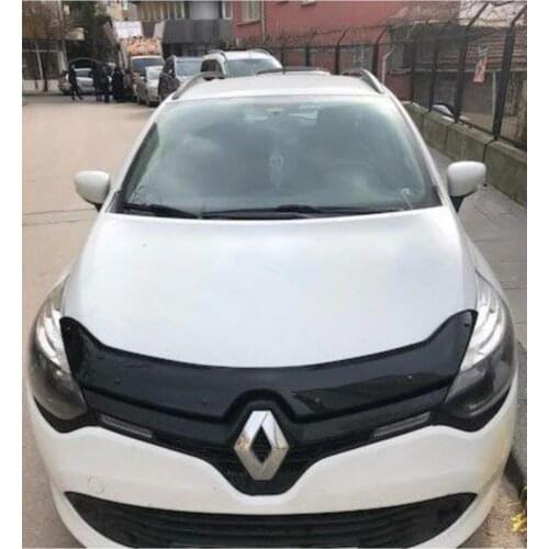 Renault Clio 4 2012+ Hood Windshistache Piano Black