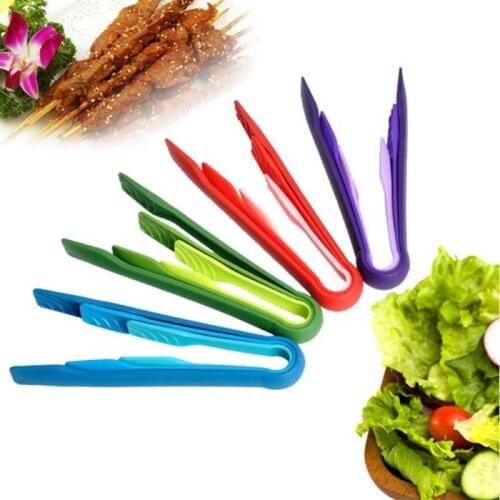 3Pcs/set Food Grade Multicolor Plastic Bread Clip Pizza Salad Tongs Kitchen Food Cake Baking Tools Bread Clamp Clip Dropshipping