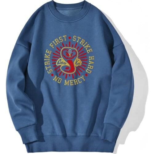 Cobra Kai Printing Kpop Mens Sweatshirt Harajuku Fashion Tops Hipster Casual Mans Clothing Comfortable Autumn Moletom Masculino