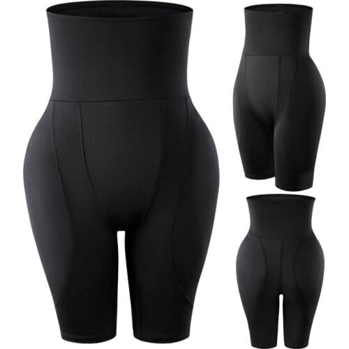 Booty Lifting Padded Underwear Women High Waist Panties Waist Trainer Tummy Trimmer Body Shapers Butt Lifter Bottoms