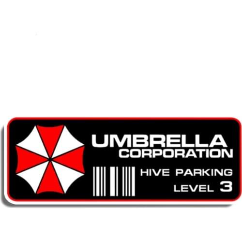 Funny Decal for Umbrella Corporation Hive Parking Level Car Sticker Motorcycle Auto Decoration High Quality KK Vinyl Cover PVC