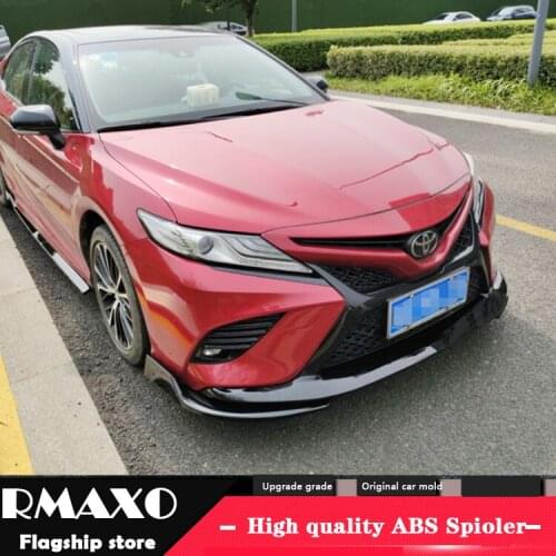 For Camry Body kit spoiler 2018-2019 For Toyota Camry BJ-2 ABS Rear lip rear spoiler front Bumper Diffuser Bumpers Protector