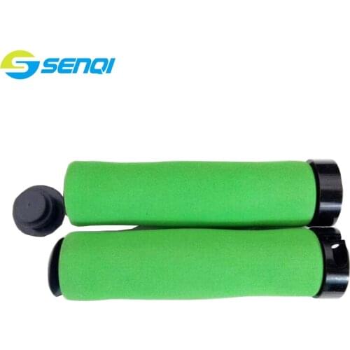 1Pair Sponge Nonslip Foam Mountain Road MTB Bicycle Handlebar Grip Set Motorcycles Bike Grips Blue/Black/Green BZT013