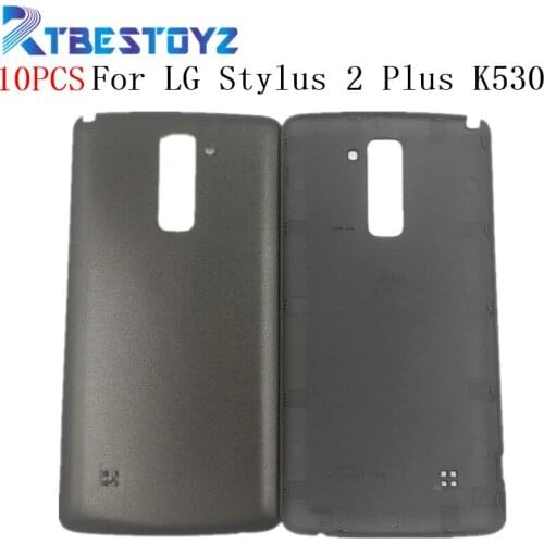 10PCS/Lot Back Battery Rear Door Housing For LG Stylus 2 Plus K530 K530F K535 Back Cover Case