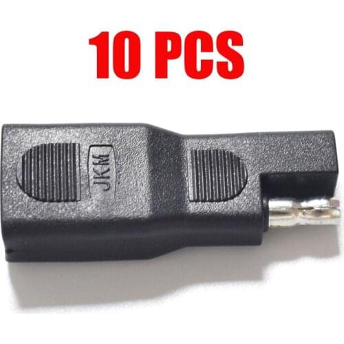 10 PCS Sae Polarity Reverse Adapter SAE to SAE Polarity Reverse Quick Disconnect Cable Plug Adapter for Solar Panel Battery