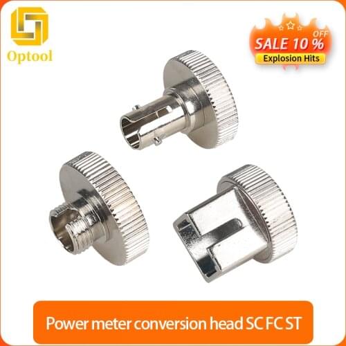 Source optical power meter adapter conversion swap head SC/ST/FC adapter fiber optic interface optical power meter