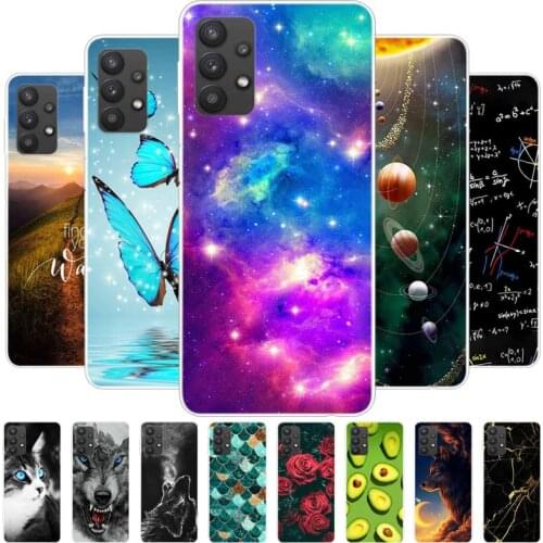 For Samsung A32 5G Case Cute Soft TPU Phone Cases For Samsung Galaxy A32 5G 6.5'' A 32 2021 Silicone Back Cover Fundas Coque
