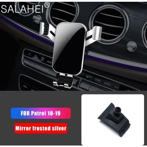 For Nissan Patrol Y62 Armada 2010 2011 2012 2013 2014-2019 Auto Car Smart Hand Phone Holder Bracket Air Vent Cradle Mounts Stand