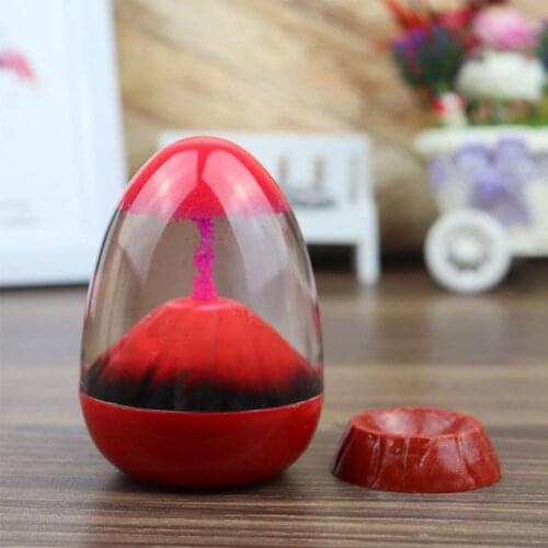 Hot Sale New Volcanic Childrens Toys Liquid Decompression Oil Decoration Timer Desktop Gift Drop Q0D0