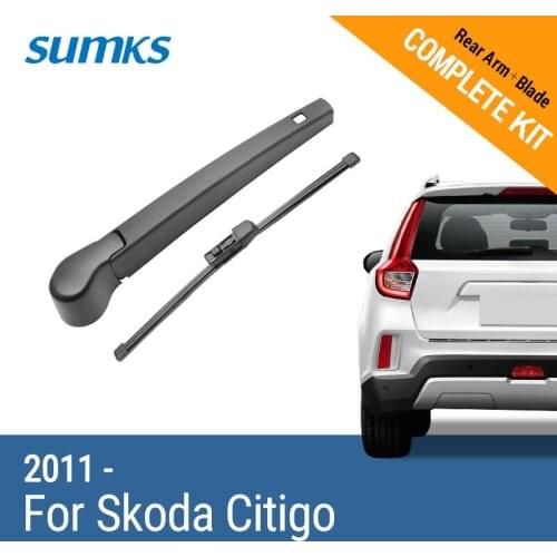 SUMKS Rear Wiper & Arm for Skoda Citigo 2011 2012 2013 2014 2015 2016 2017