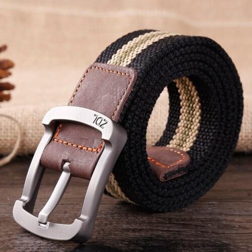 LITTOX Men Canvas Belt Military Equipment Cinturon Western Strap Mens Belts Luxury For Men Tactical cinturon mujer