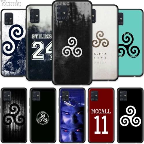 Soft Case for Samsung Galaxy A50 A51 A40 A70 A71 A20 A30 S A20e A80 A Quantum Black Silicone Phone Cover Teen Wolf