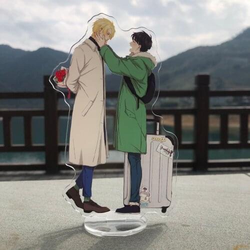 Japan Anime BANANA FISH Ash Lynx Okumura Eiji Acrylic Figure Stand Model Plate Cosplay Desktop Decor Ornaments Gifts