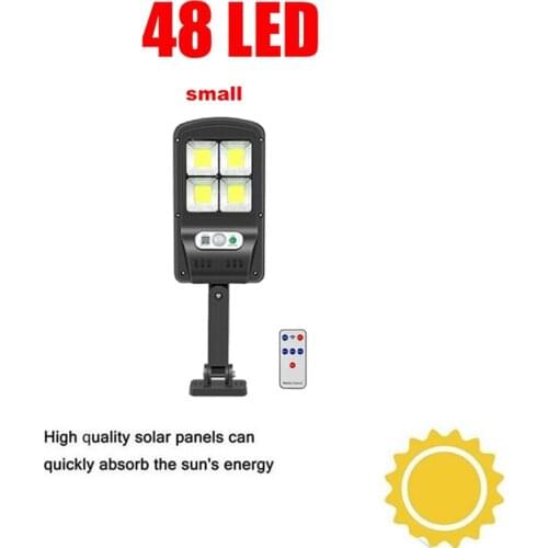 Tabular oblong 48 LED Solar Light Outdoor Waterproof Solar Powered Lamp PIR Motion Sensor Street Garden Décor lighting 3 Modes