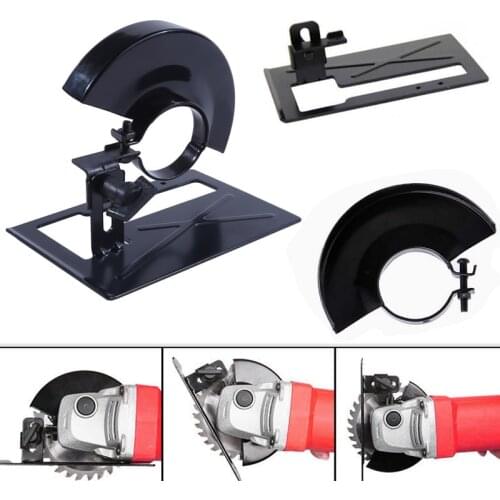 Adjustable Thickened Steel Angle Grinder Balance Bracket Holder Cutting Machine Base DIY Woodwoking Tools