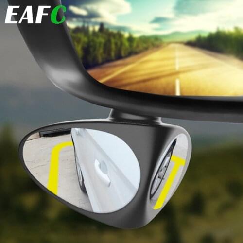 360 Rotation Adjustable Convex Rear View Mirror View 2 in 1 Car Blind Spot Mirror Wide Angle Mirror Front Wheel Car Mirror