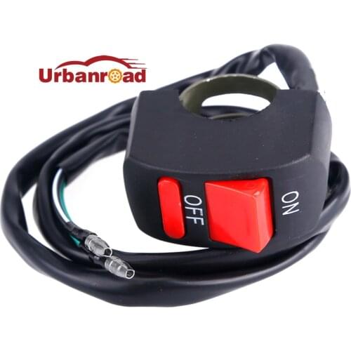 Motorbike universal motorcycle switch handlebar switch button ON-OFF For 12v U5 Headlight LED Light Spotlight Accessories