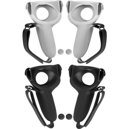 Protective Cover For Oculus Quest 2 VR Touch Controller VR Accessories Case With Knuckle Strap Handle Grip For Oculus Quest 2