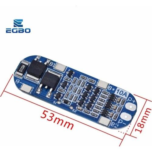 1PCS egbo 3S 13A Li-ion Lithium Battery 18650 Charger Protection Board 11.1V 12.6V