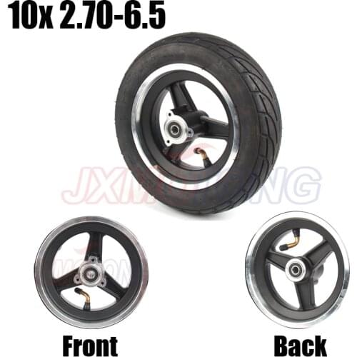 10x2.7-6.5 SOILD WHEEL FOR Electric Scooter Tyre With Wheel Hub 8" Scooter Tyre Aluminium Alloy Wheel Electric Vehicle