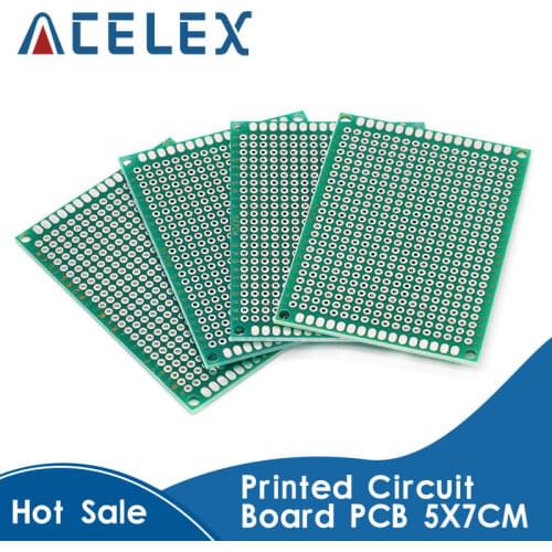 5*7 PCB 5x7 PCB 5cm 7cm Double Side Prototype PCB diy Universal Printed Circuit Board