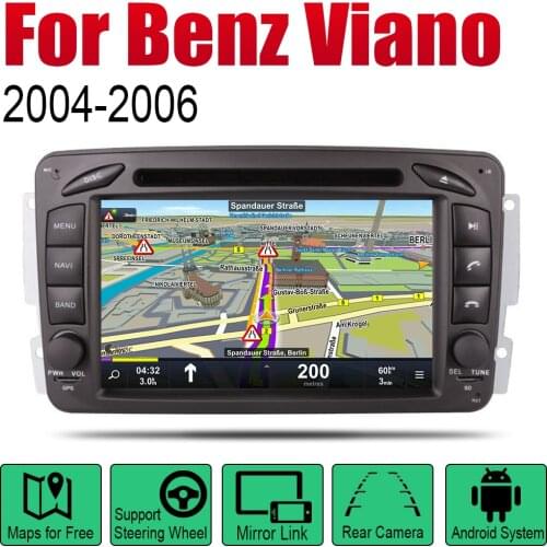 For Mercedes Benz Viano 2004 2005 2006 NTG Car Radio DVD Player GPS Navigation Android HD Displayer System Audio Video Stereo