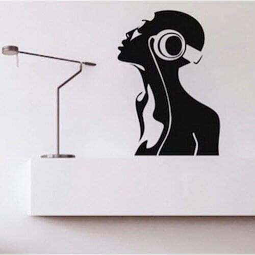 Free shipping fashion personality Youth Music vinyl wall stickers Art Mural wall decals decorate the living room F-188